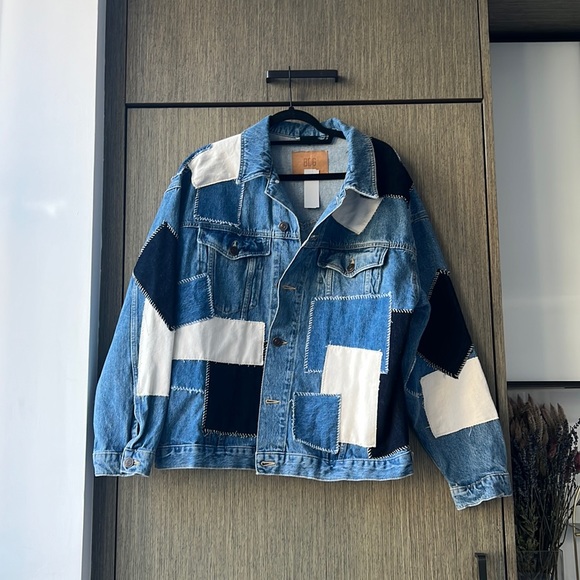 BDG Jackets & Blazers - Urban Outfitters RARE BDG Denim Patchwork Quilt Jacket Medium M